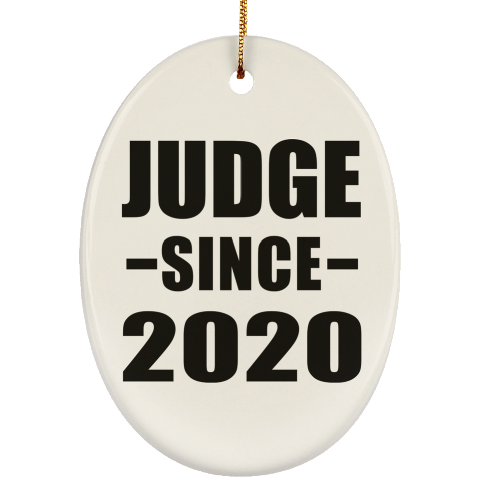 Judge Since 2020 - Oval Ornament
