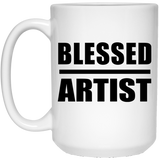 Blessed Artist - 15oz Coffee Mug