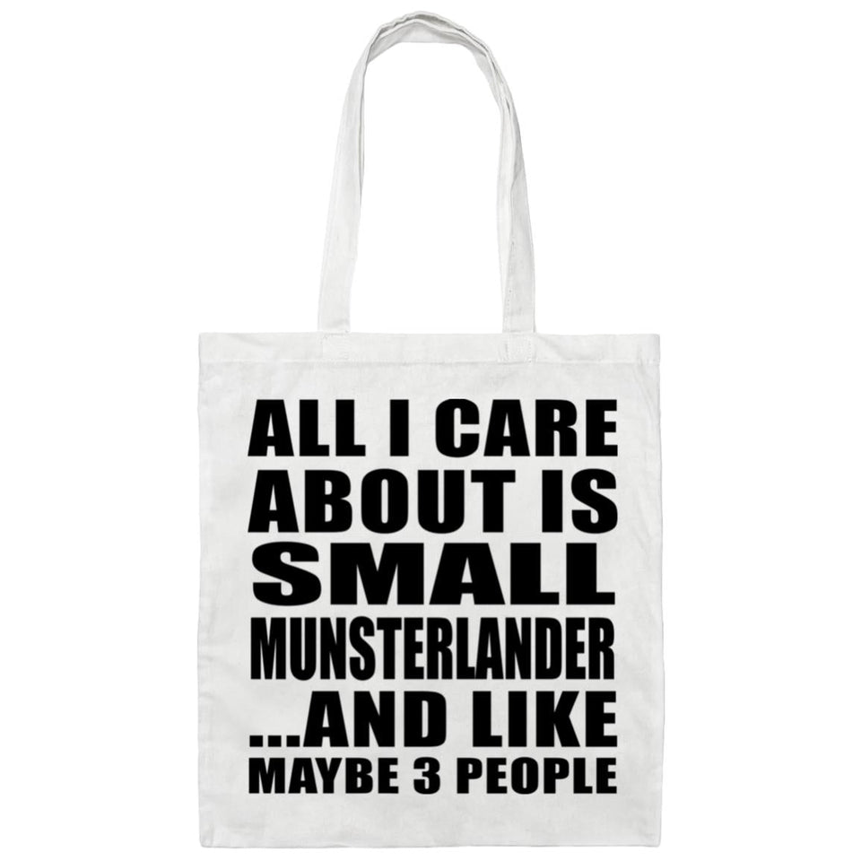 All I Care About Is Small Munsterlander - Tote Bag White