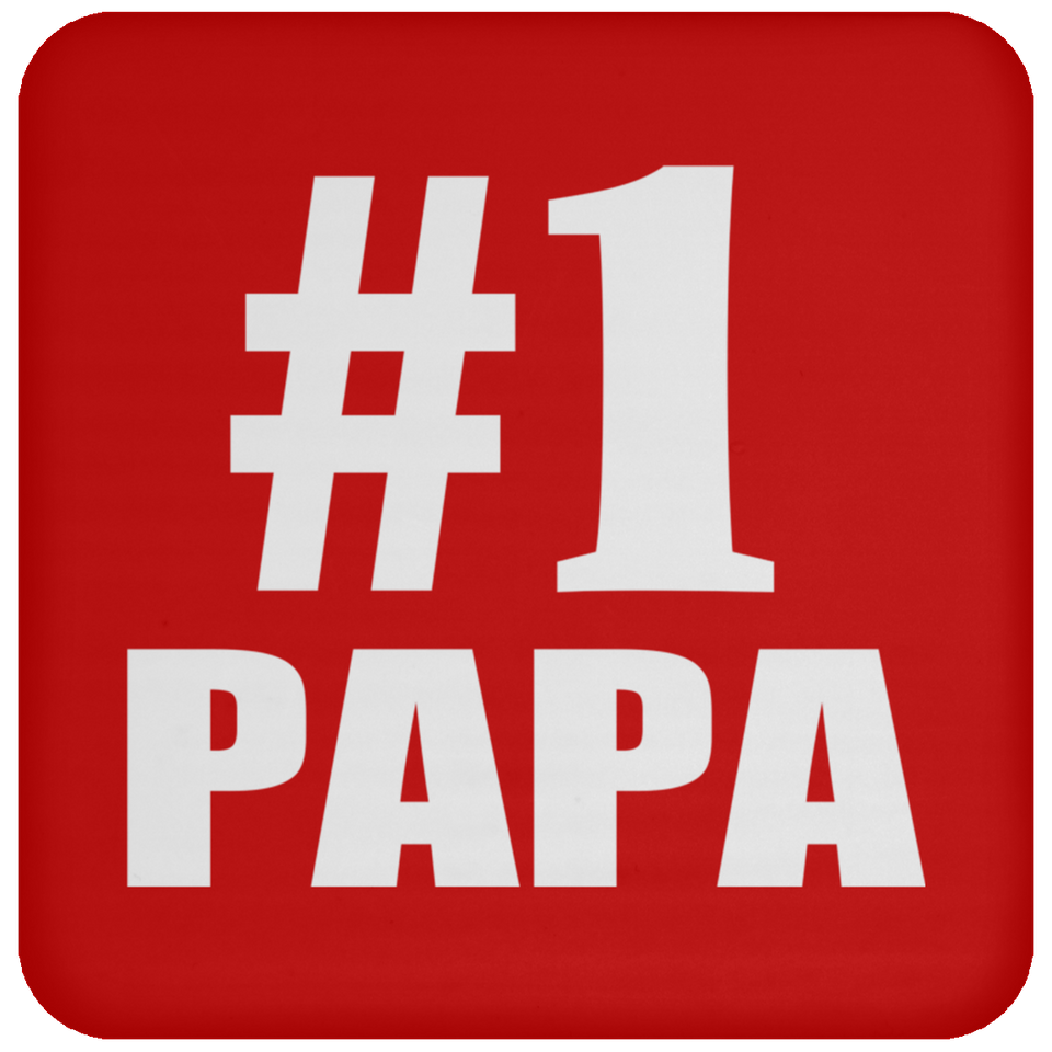 Number One #1 Papa (Grandpa) - Drink Coaster