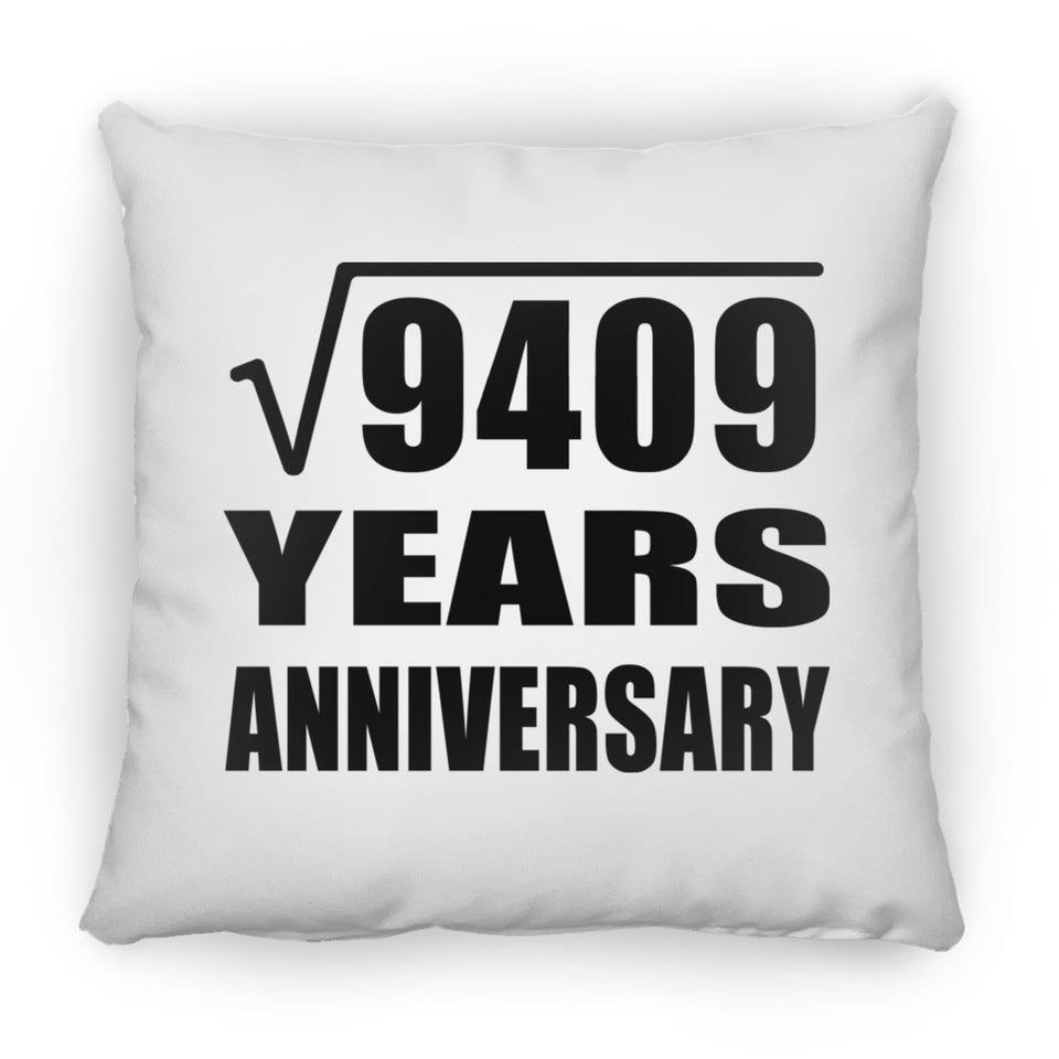 97th Anniversary Square Root of 9409 Years Anniversary - Throw Pillow