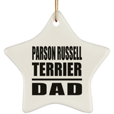 Parson Russell Terrier Dad - Star Ornament