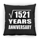 39th Anniversary Square Root of 1521 Years Anniversary - Throw Pillow Black