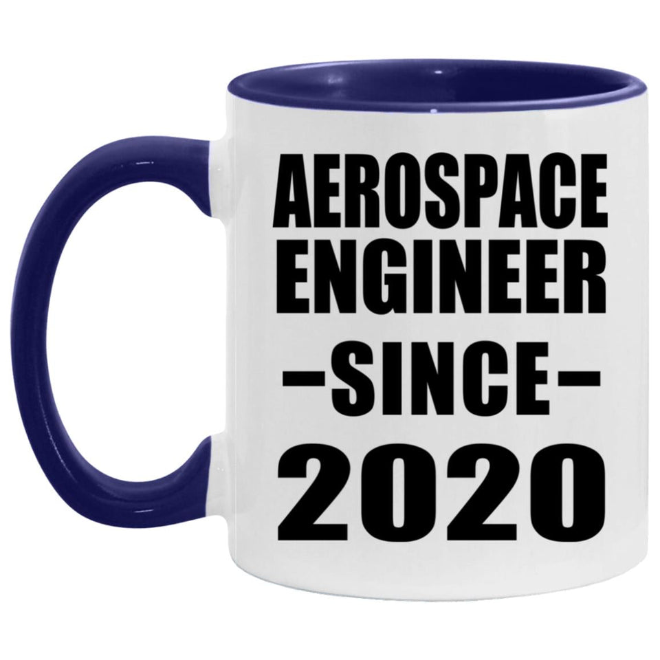 Aerospace Engineer Since 2020 - 11oz Accent Mug Purple