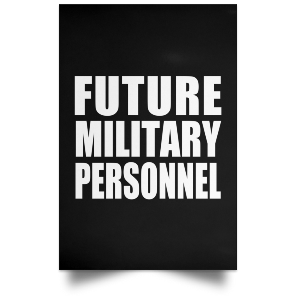 Future Military Personnel - Poster Portrait
