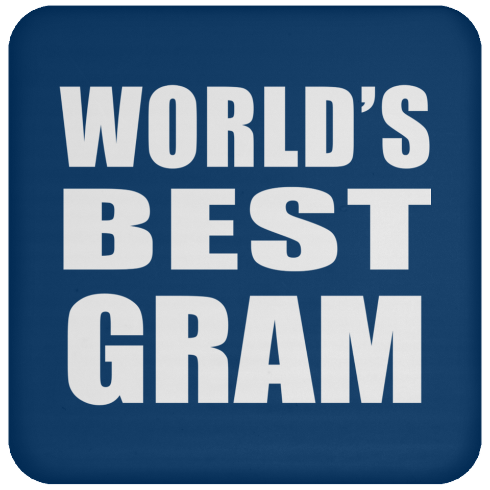 World's Best Gram - Drink Coaster