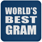 World's Best Gram - Drink Coaster