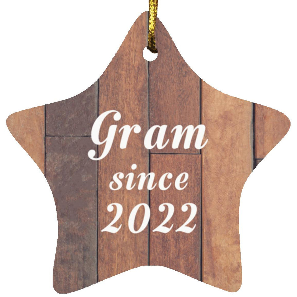 Gram Since 2022 - Star Ornament E