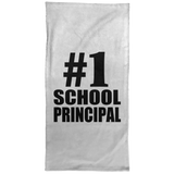 Number One #1 School Principal - Hand Towel