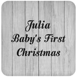 Julia Baby's First Christmas - Drink Coaster F