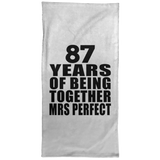 87th Anniversary 87 Years Of Being Mrs Perfect - Hand Towel