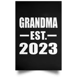 Grandma Established EST. 2023 - Poster Portrait