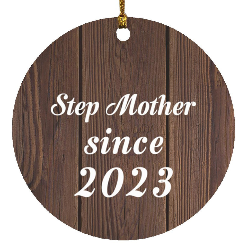 Step Mother Since 2023 - Circle Ornament D