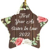 First Year As Sister In Law 2022 - Star Ornament A