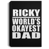 Ricky World's Okayest Dad - Canvas Portrait