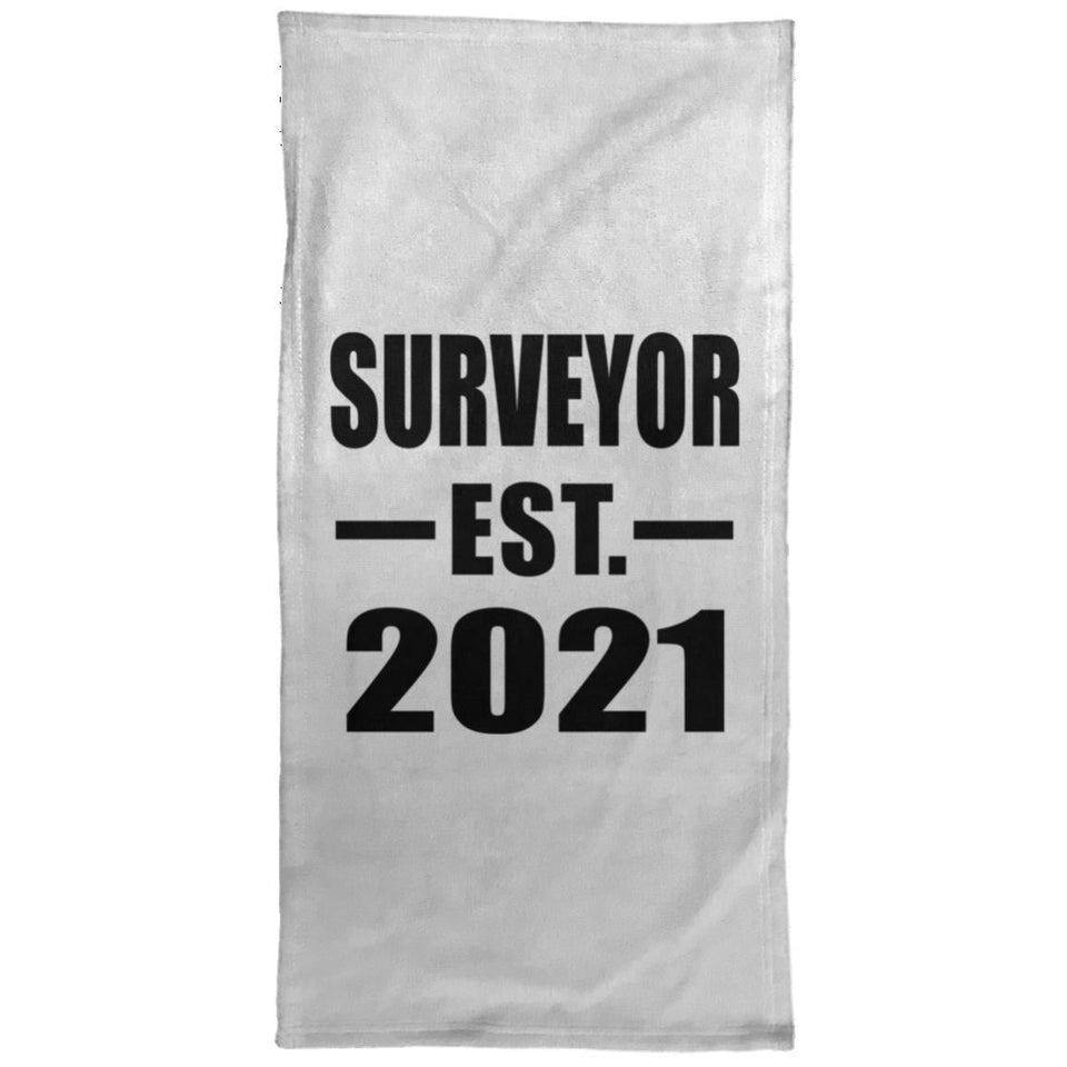 Surveyor Established EST. 2021 - Hand Towel