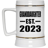 Granddaughter Established EST. 2023 - Beer Stein