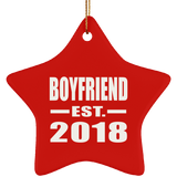 Boyfriend Established EST. 2018 - Star Ornament