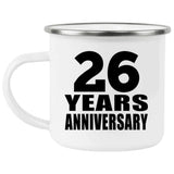 26th Anniversary 26 Years - 12oz Camping Mug
