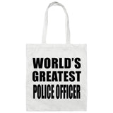 World's Greatest Police Officer - Tote Bag White