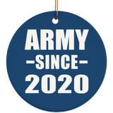 Army Since 2020 - Circle Ornament