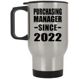 Purchasing Manager Since 2022 - Silver Travel Mug