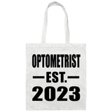 Optometrist Established EST. 2023 - Tote Bag White