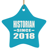Historian Since 2018 - Star Ornament