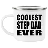 Coolest Step Dad Ever - 12oz Camping Mug