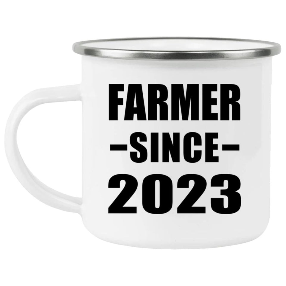 Farmer Since 2023 - 12oz Camping Mug