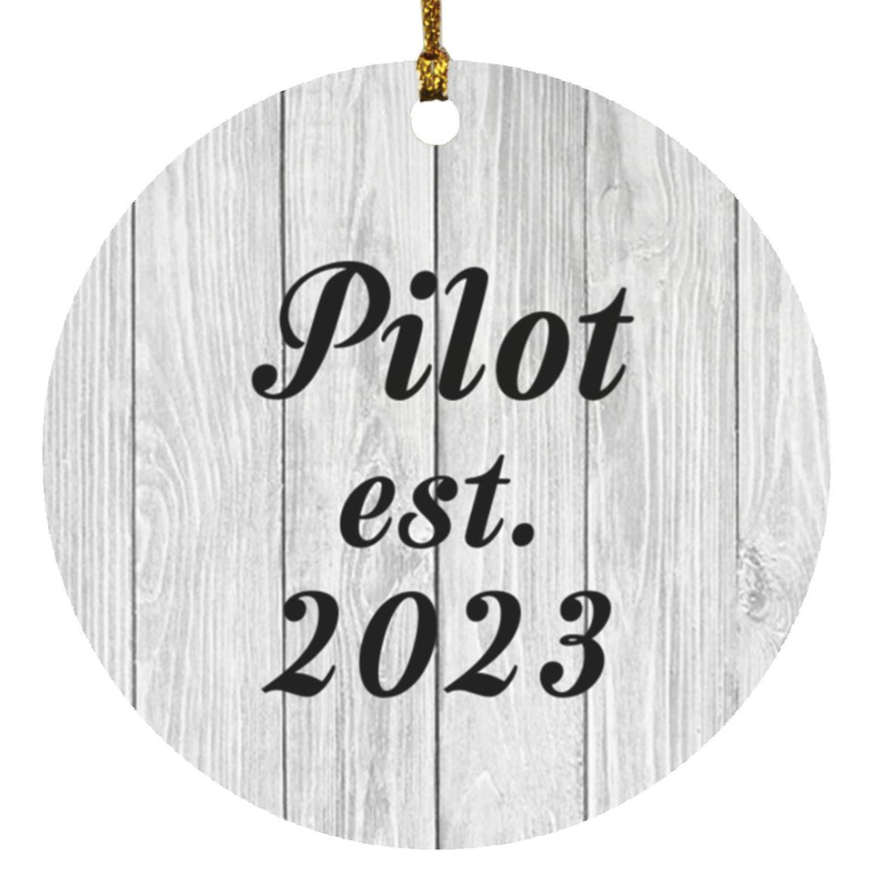 Pilot Established Est. 2023 - Circle Ornament F