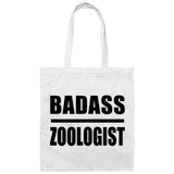 Badass Zoologist - Tote Bag White
