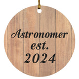 Astronomer Established Est. 2024 - Circle Ornament C