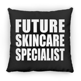 Future Skincare Specialist - Throw Pillow Black