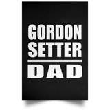 Gordon Setter Dad - Poster Portrait