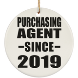 Purchasing Agent Since 2019 - Circle Ornament