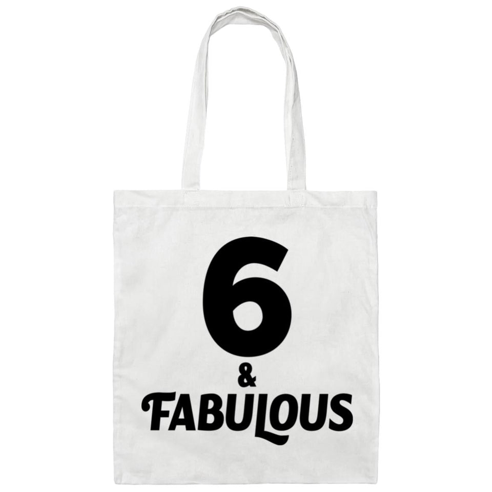 6th Birthday 6 & Fabulous - Tote Bag White