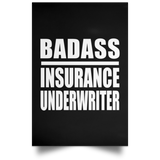 Badass Insurance Underwriter - Poster Portrait