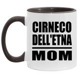 Cirneco Dell'etna Mom - 11oz Accent Mug Black