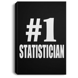 Number One #1 Statistician - Canvas Portrait