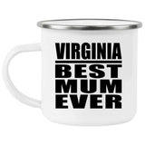 Virginia Best Mum Ever - 12oz Camping Mug