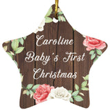 Caroline Baby's First Christmas - Star Ornament A