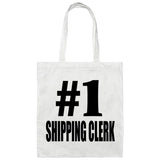 Number One #1 Shipping Clerk - Tote Bag White