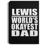 Lewis World's Okayest Dad - Canvas Portrait