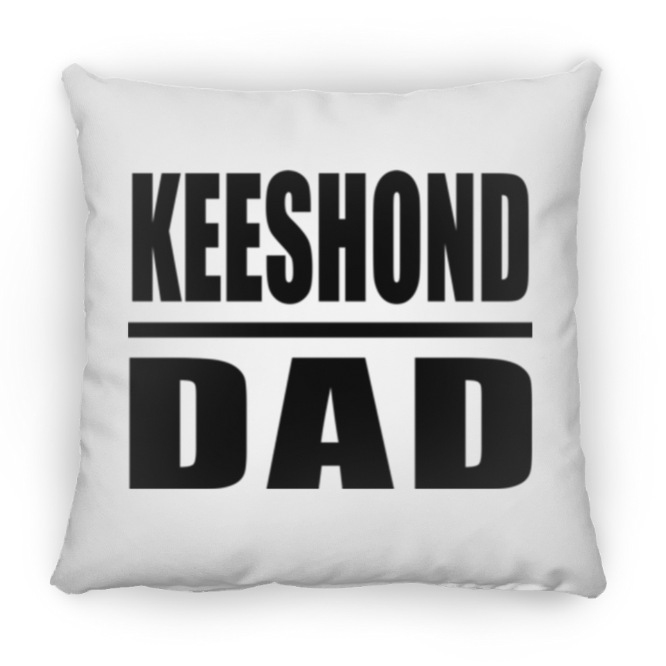 Keeshond Dad - Throw Pillow