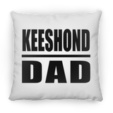 Keeshond Dad - Throw Pillow
