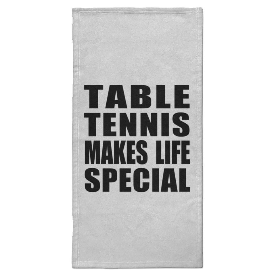 Table Tennis Makes Life Special - Hand Towel