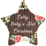 Cathy Baby's First Christmas - Star Ornament A