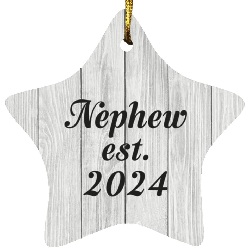 Nephew Established Est. 2024 - Star Ornament F