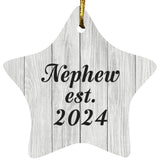 Nephew Established Est. 2024 - Star Ornament F